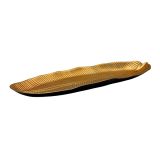 Serveerschaal Blad Goud - 40x13cm
