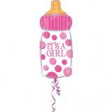 Folieballon Fles 'It's A Girl'