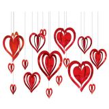 3D Hart Decoratie Kit (16st)