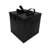 Cadeaudoos Geruit Zwart 15cm – Luxe Verpakking voor Elk Geschenk
