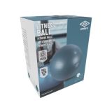 Umbro Fitnessbal 55 cm in gebruik voor balans- en core-oefeningen.