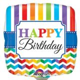Folie Ballon Happy Birthday Mix