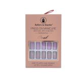 Press On Kunstnagels Purple & Glitter 