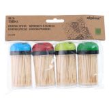 Cocktailprikkers Alpina - 6,5cm - 4x150 stuks 