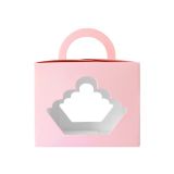 Cupcake Doos Roze (3st)