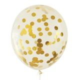 confetti ballon goud