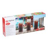 Alpina Longdrinkglas met kristaleffect (6st)
