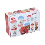 Alpina Potten met schroefdop (6st) 