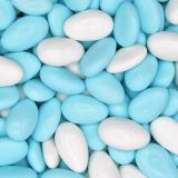 Amandelbonen Blauw/Wit