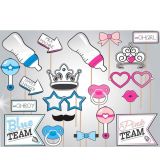 Photobooth Props Babyshower / Gender Reveal
