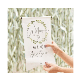 Welkom Banner Botanical Baby Ginger Ray