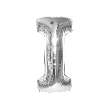 Folie Ballon I Zilver 43cm