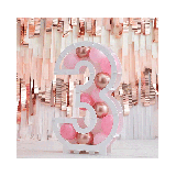 Ballonnen Mozaïek Standaard Cijfer 3 Ginger Ray 