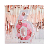 Ballonnen Mozaïek Standaard Cijfer 6 Ginger Ray 