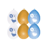Ballonnen Nijntje Blauw 1 jaar