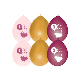 Ballonnen Nijntje Roze 1 jaar