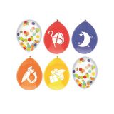 Ballonnen Sinterklaas (6st)