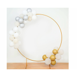 Metalen Backdrop Cirkel Frame Goud