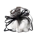 Organzazak Ø24cm Zwart (12st)