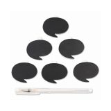 Schoolbord op knijpers incl. pen (7st) 