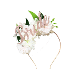 Diadeem Bride met bloemen