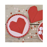 Servetten Rode Origami Hart Ginger Ray (16st) 