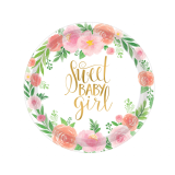 Bordjes Sweet Baby Girl (8st)