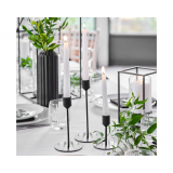 Kandelaars Mat Zwart Ginger Ray (3st) 