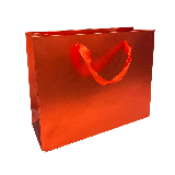 Cadeautas L Metallic Rood (6st)