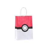 Papieren Cadeautasjes Pokemon Bal (6st) 