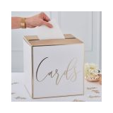 Enveloppendoos Wit/Goud Ginger Ray