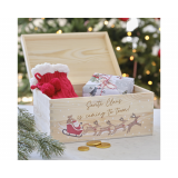 Houten Cadeaudoos Kerst Ginger Ray