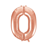 Folieballon 0 Regenboog XL