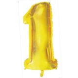 Folieballon 1 Goud (43cm)