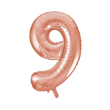 Folieballon 9 Regenboog XL 