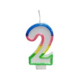 Verjaardagskaars Cijfer 2