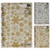 Tafelkleed Sneeuwvlokken Zilver