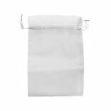 Organzazak L 13x19cm Grijs