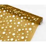 Decoratiestof Dots Goud & Goud (5m)