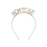 Diadeem Mom To Be Goud Strass