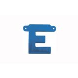 Letterslinger E Blauw