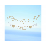 Slinger Future Mr & Mrs Personaliseerbaar Ginger Ray