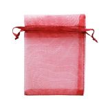 Organzazak L 13x19cm Rood (12st)