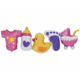 Folieballon Garland Baby