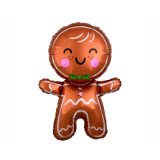 Folieballon Happy Gingerbread Man (55x78cm)