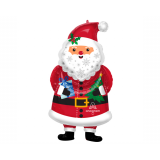 Folieballon Kerstman Supershape (48x86cm)