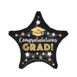 Folieballon Congratulations Grad! Ster (43cm)