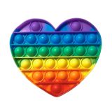 Pop It Fidget Regenboog Hart