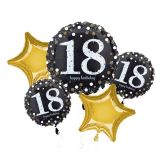 Folieballon Boeket 18 Sparkling (5st)