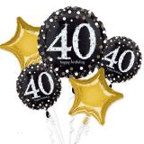 Folieballon Boeket 40 Sparkling (5st)